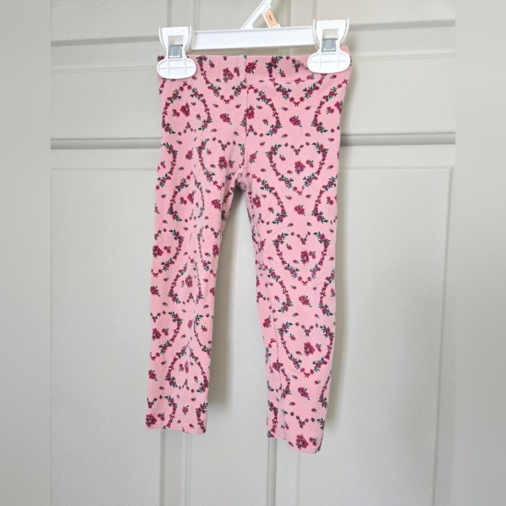 5/$10 The Children's Place Floral Leggings 2t